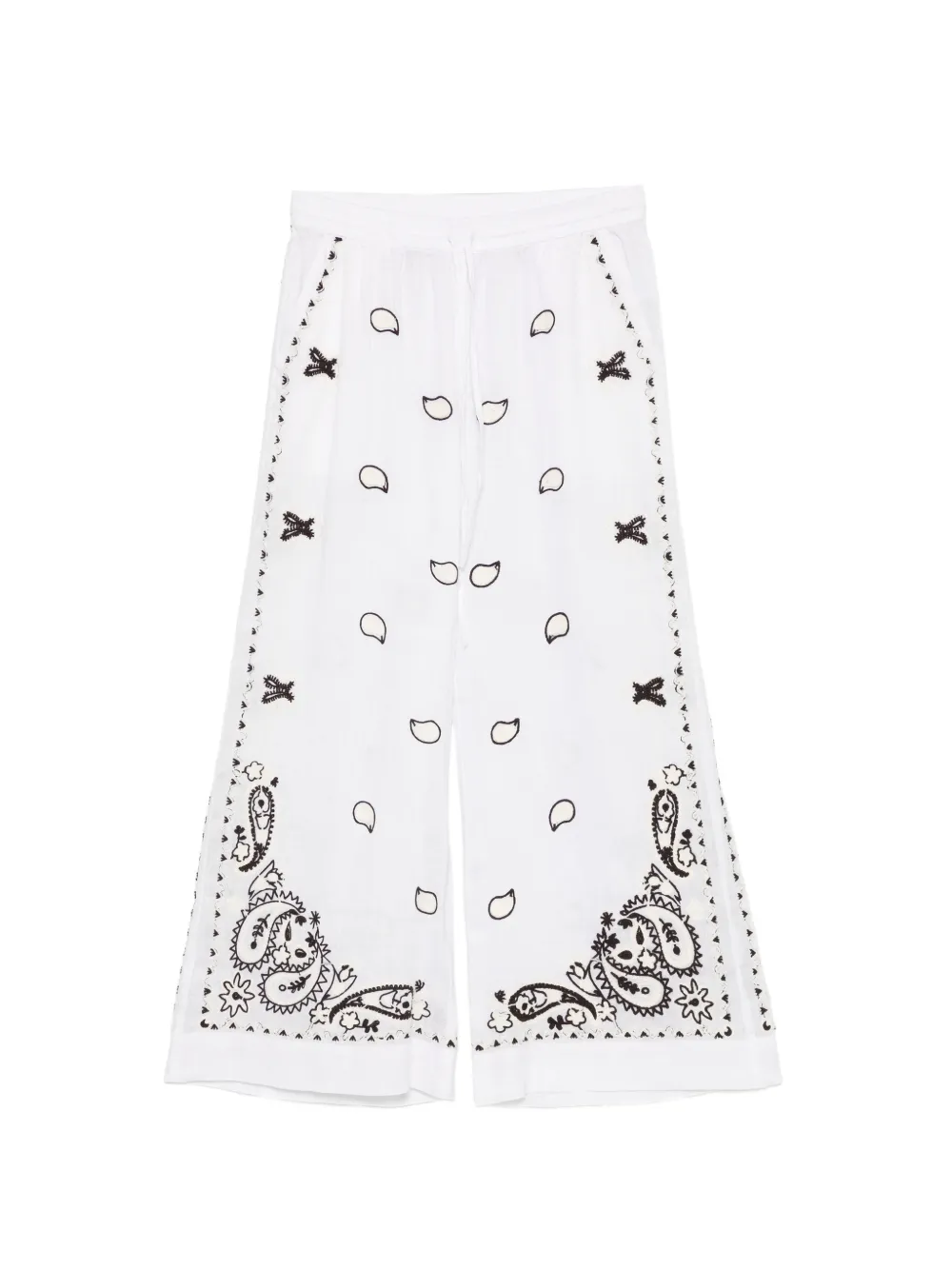 P.A.R.O.S.H. embroidery trousers - Bianco