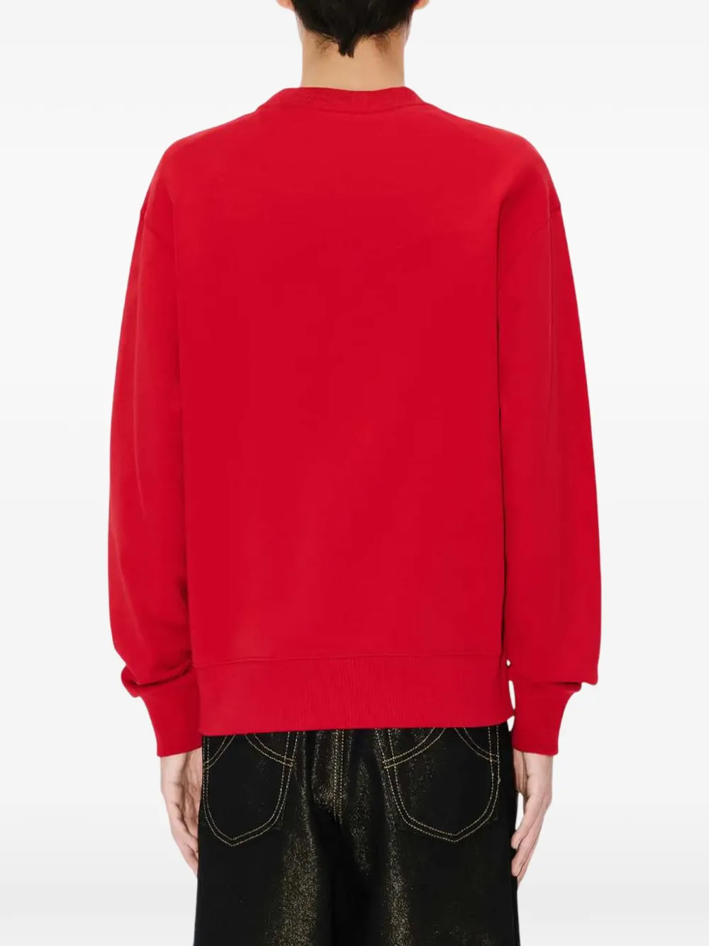 Kenzo Sweater met geborduurde bloemen Rood