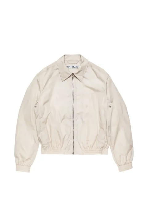 Acne Studios Logo zip fastening jacket