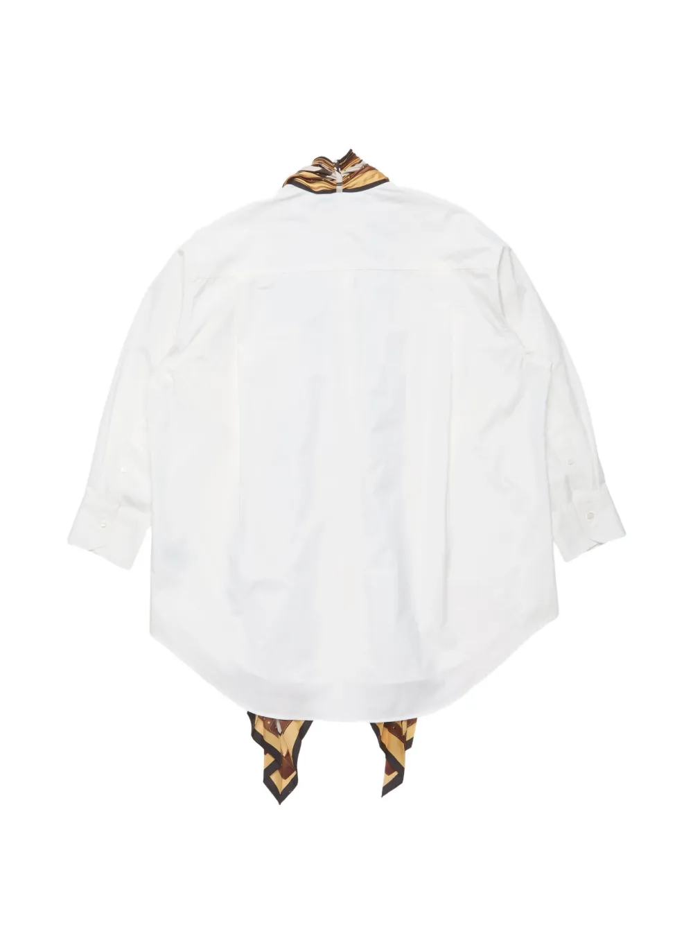 Acne Studios Mini-blousejurk met sjaal Wit