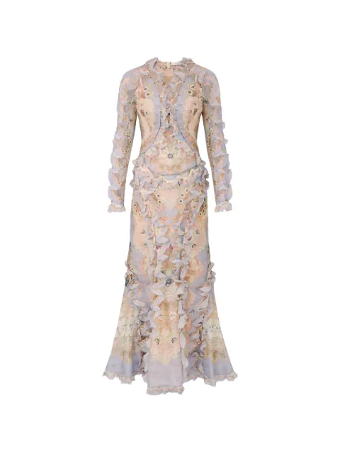 ZIMMERMANN Rebellion ruffled floral maxi dress