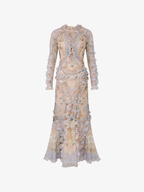 ZIMMERMANN Rebellion ruffled floral maxi dress
