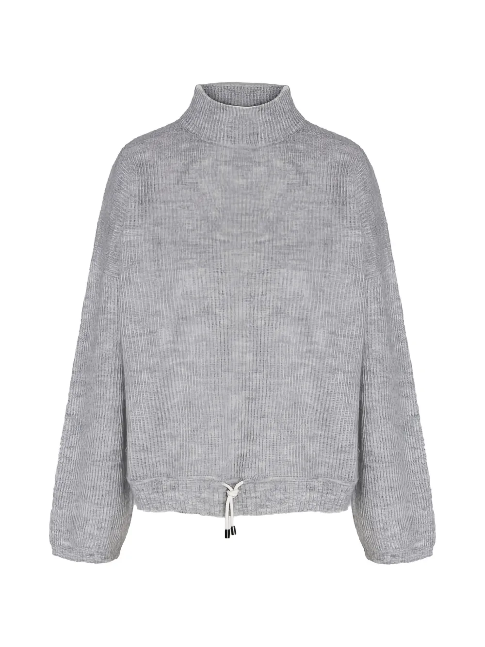 Brunello Cucinelli Drawstring Roll-neck Sweater In Multi