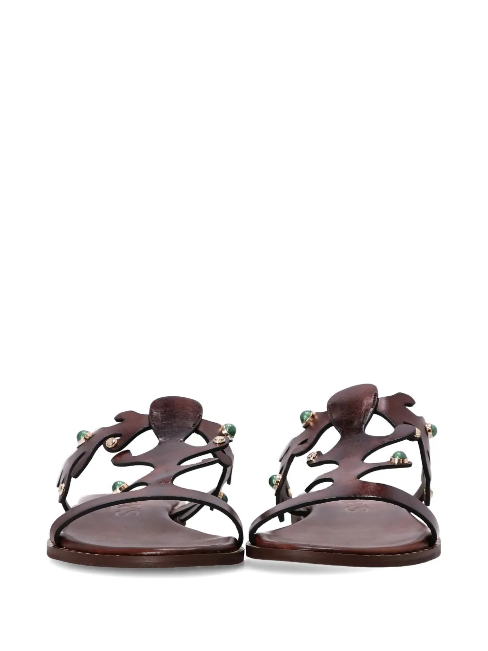 Kotris Sandals Ithaca cut-out embellished sandals Bruin