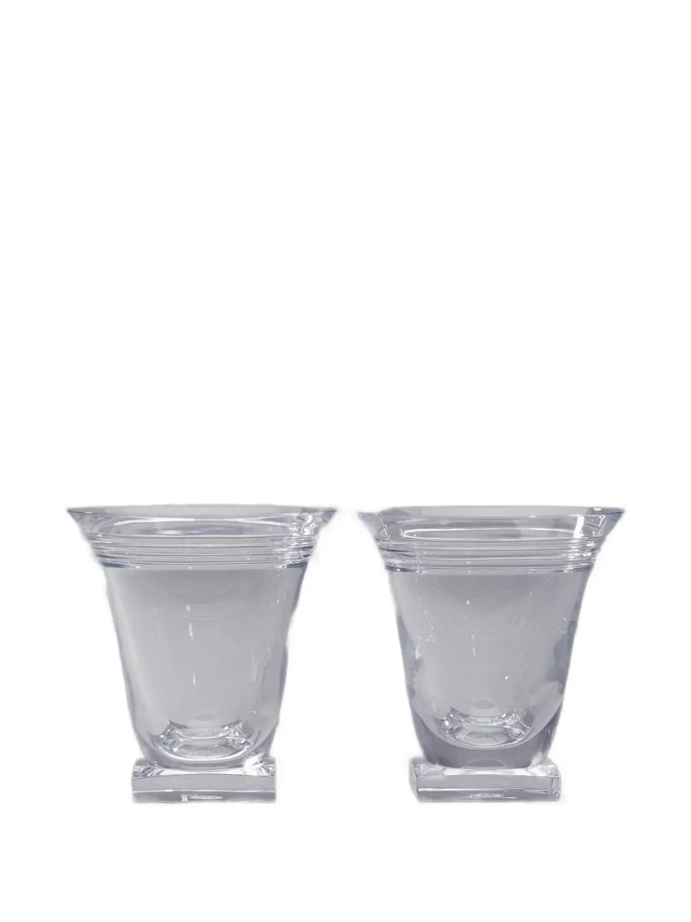 Thom Browne Baccarat Yacht N.3 glasses set (set of two) - Bianco