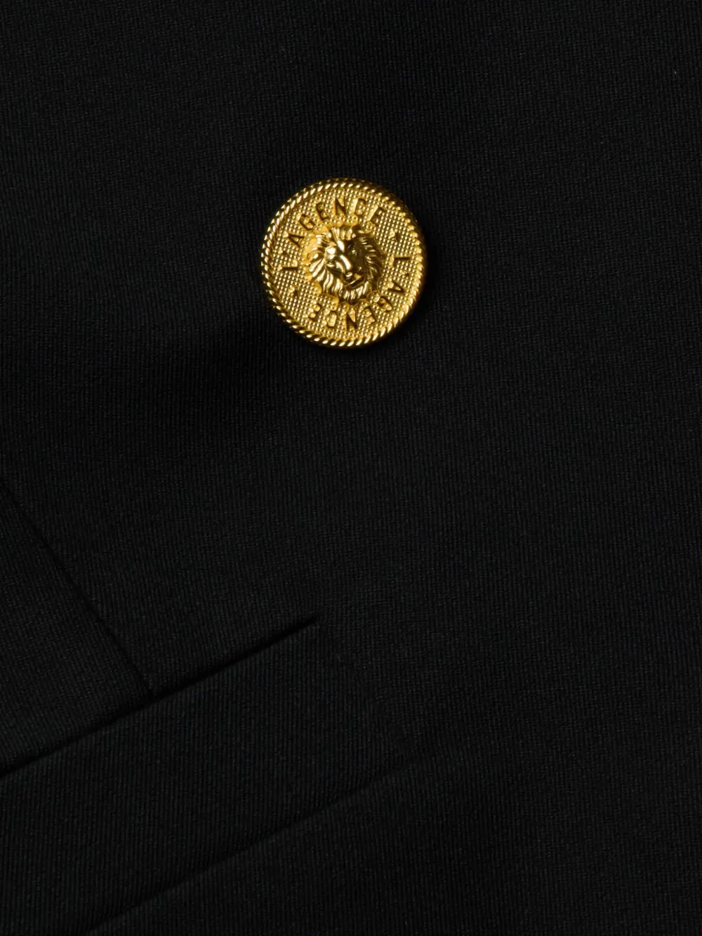  L'agence Kyomi Button Blazer - Black 