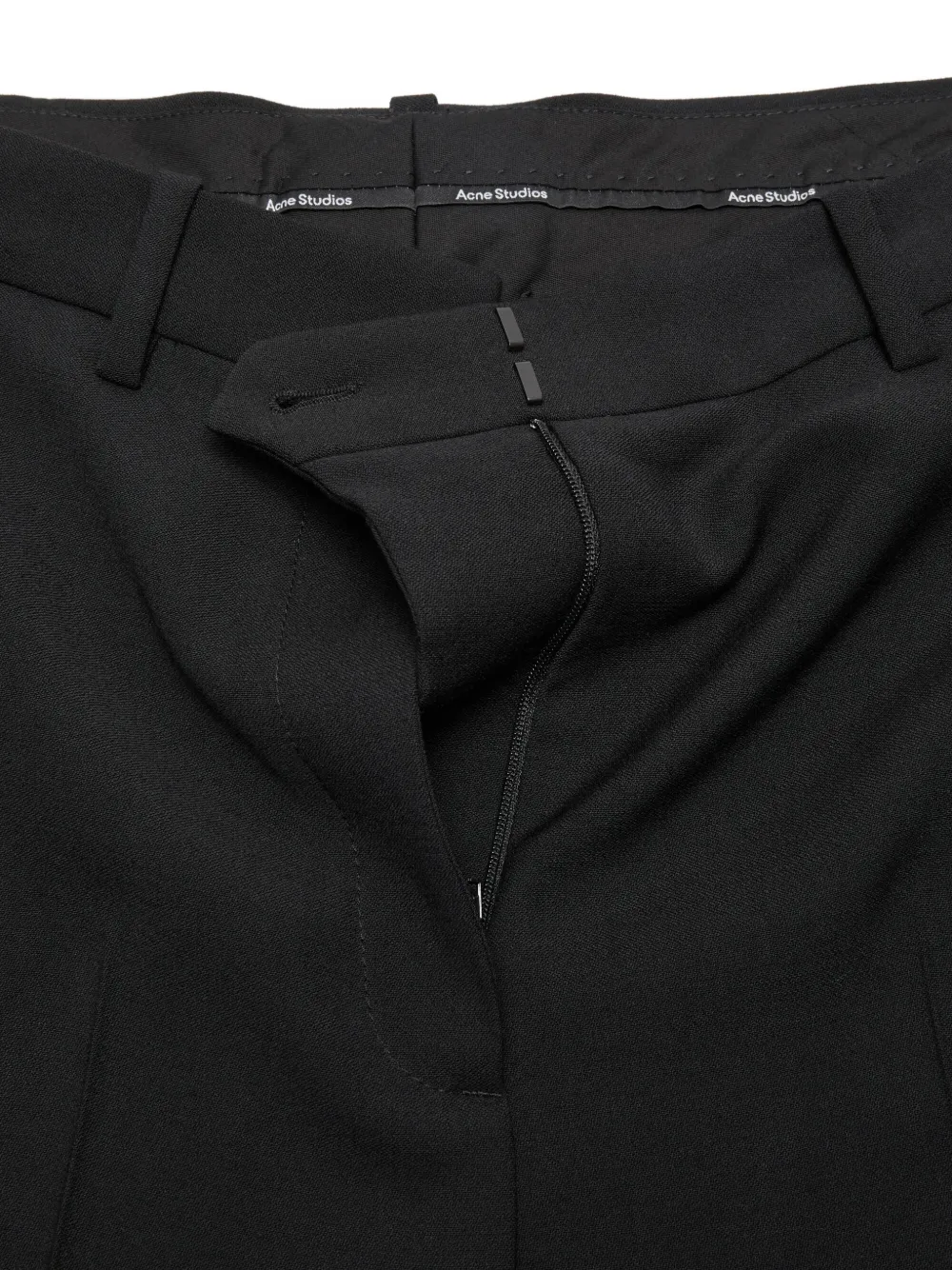 Acne Studios Straight broek Zwart