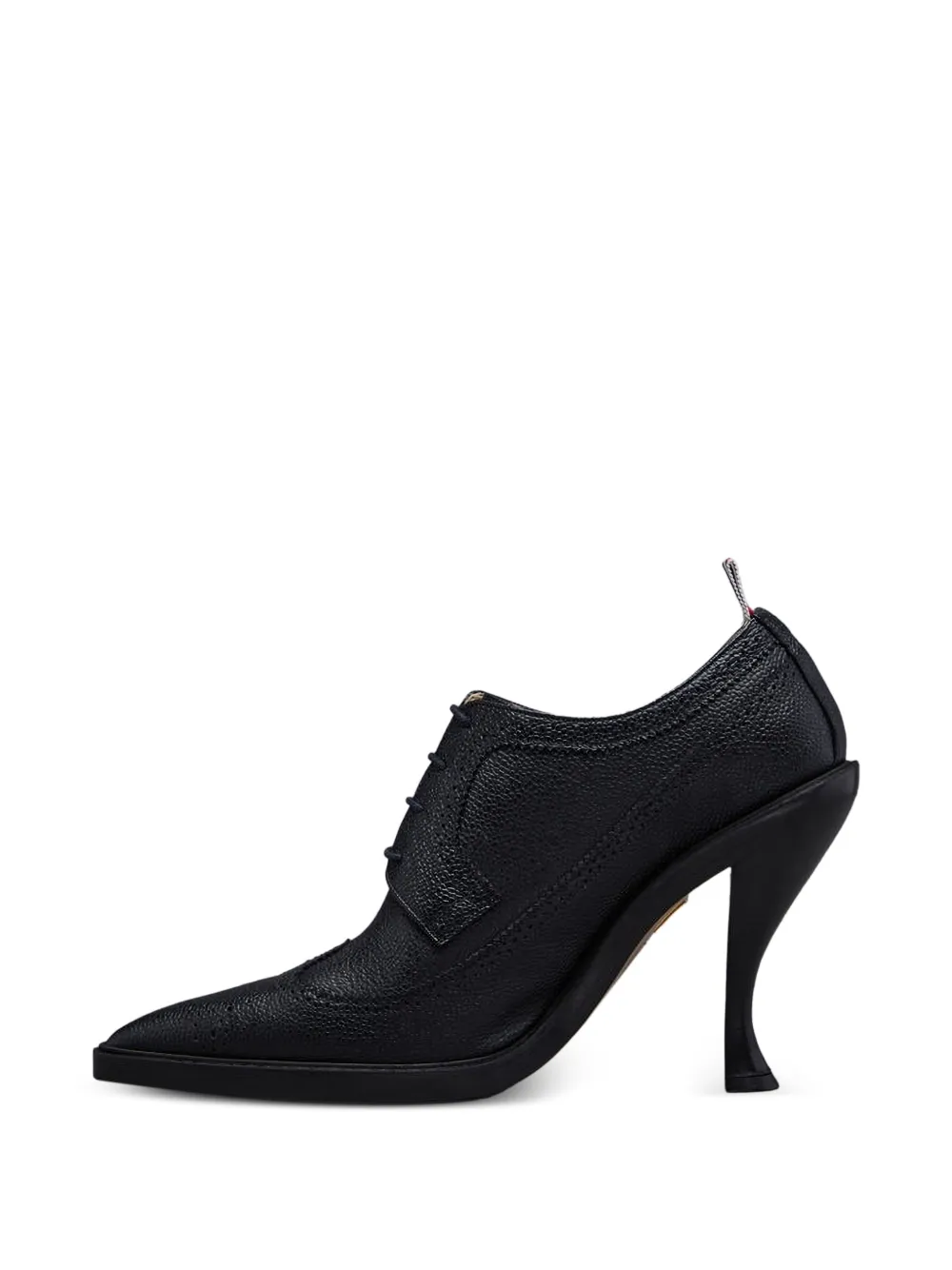 high-heel brogue-detail pumps
