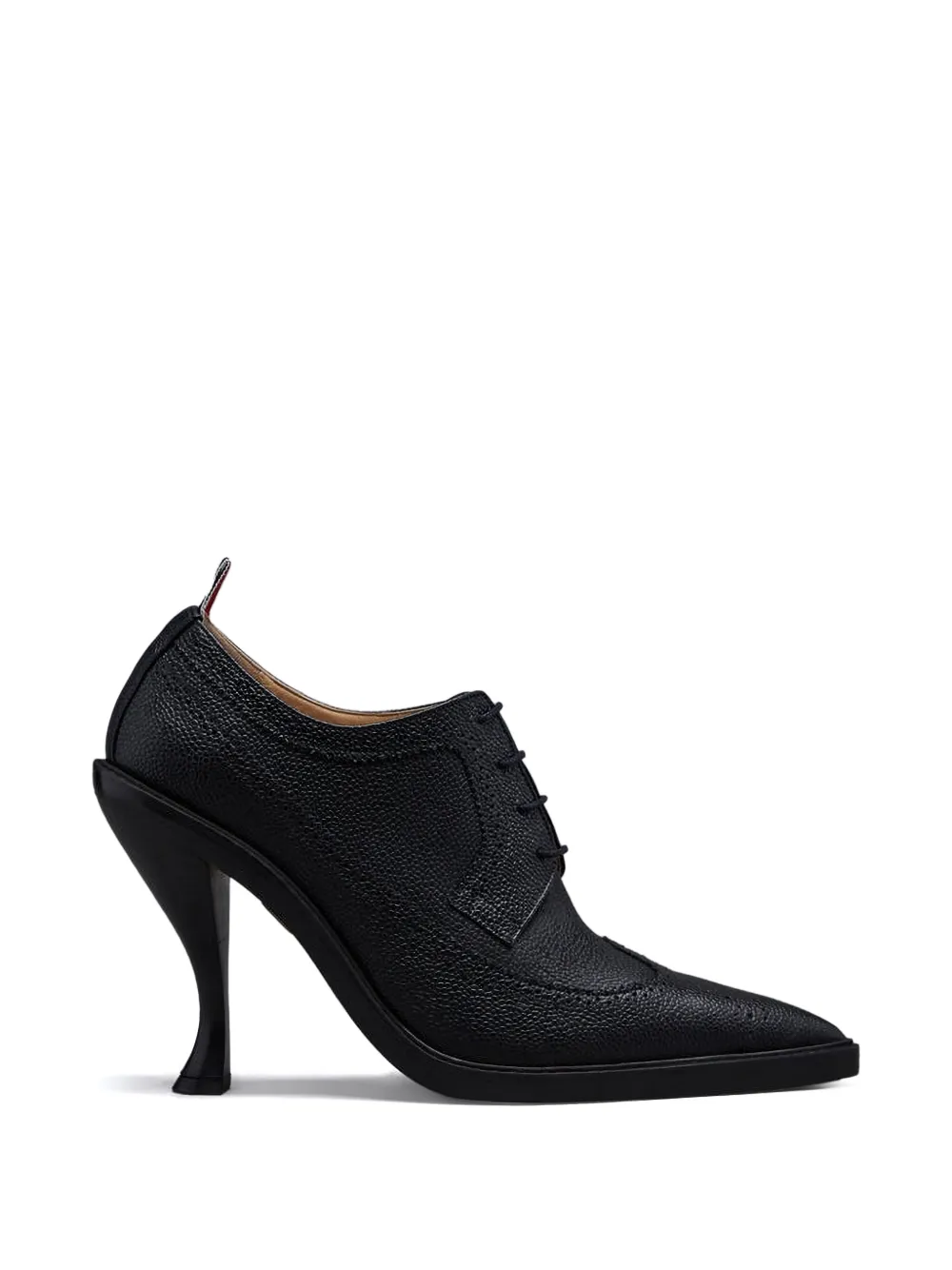Thom Browne high-heel brogue-detail pumps Zwart