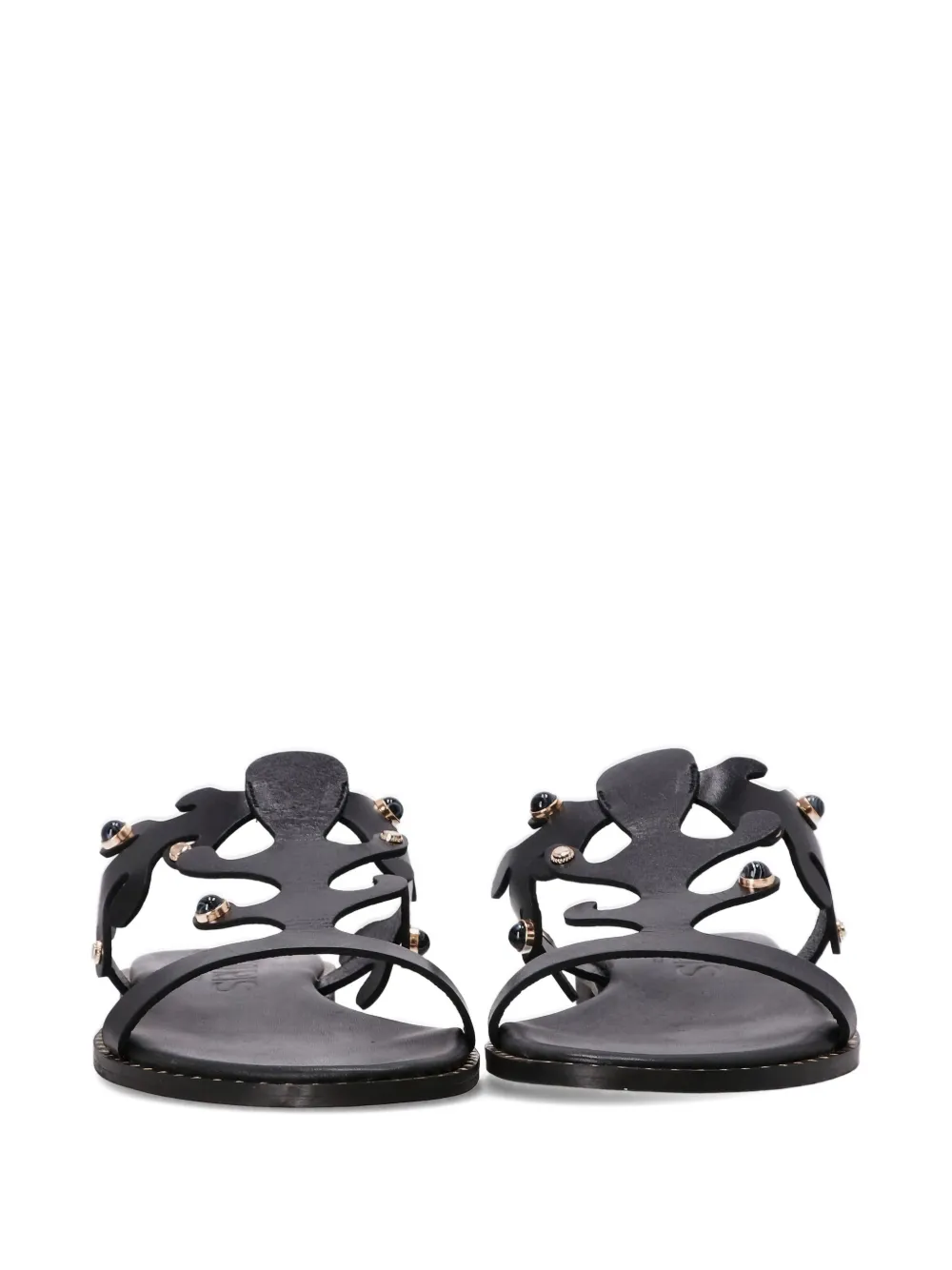 Kotris Sandals embellished sandals Zwart