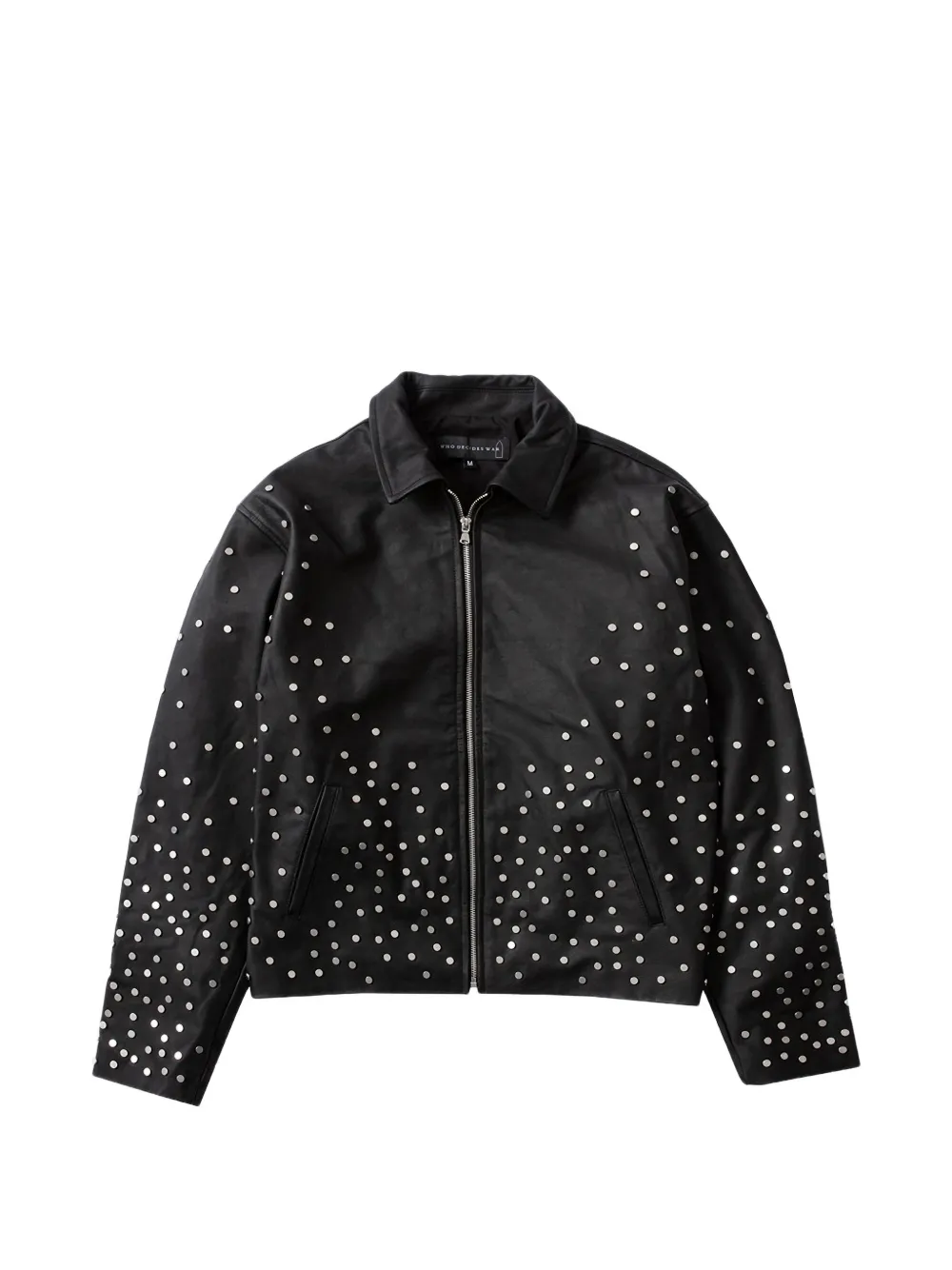 Who Decides War studded star trucker jacket - Nero