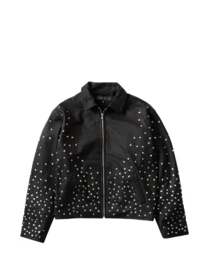 C.P. Company フーデッド レザージャケット | ブラック | FARFETCH JP