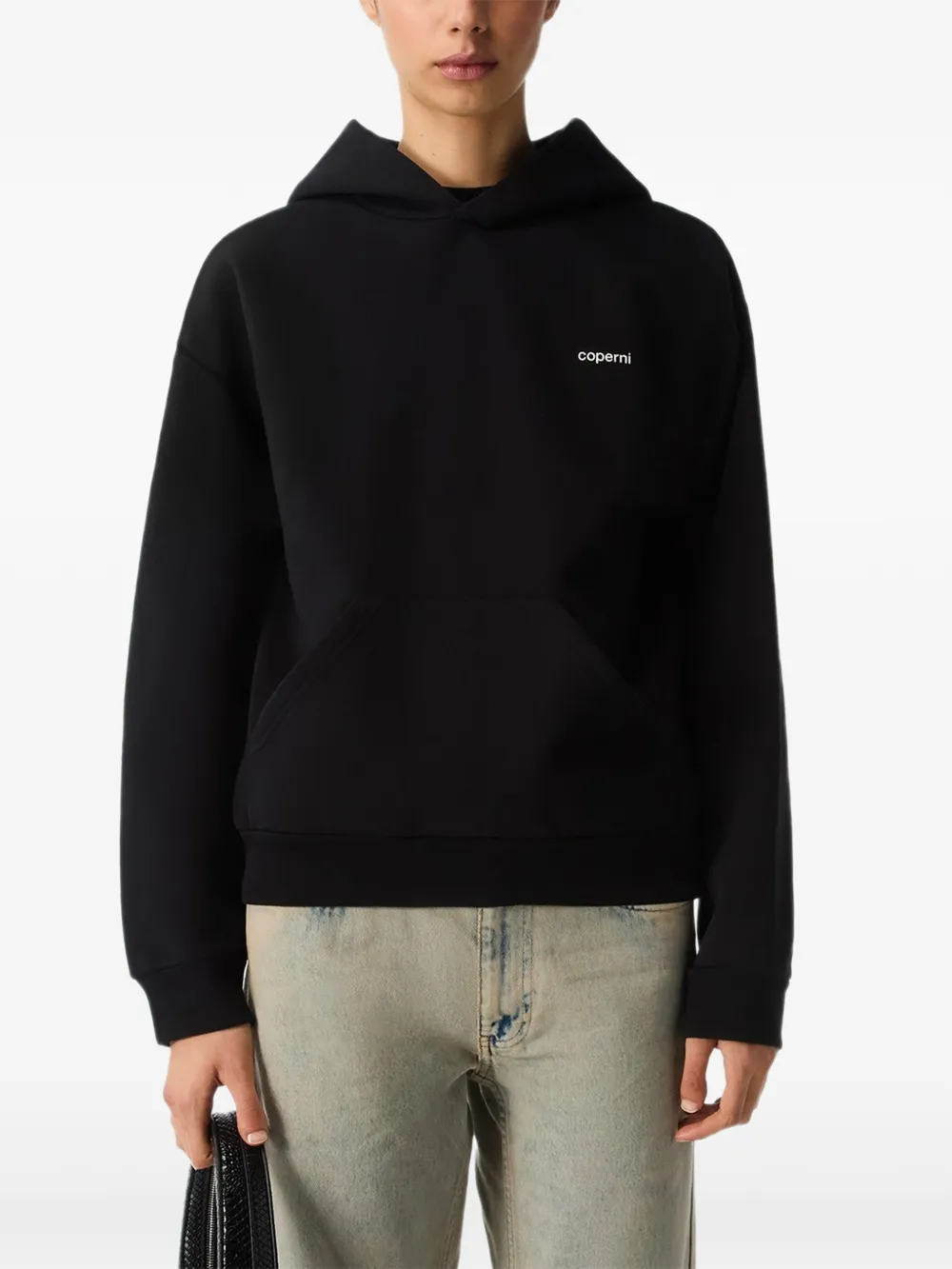 Coperni logo-print hoodie - Nero