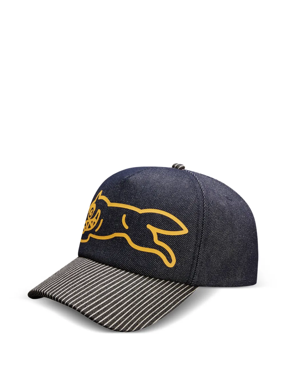 ICECREAM running-dog print cap hat - Blu