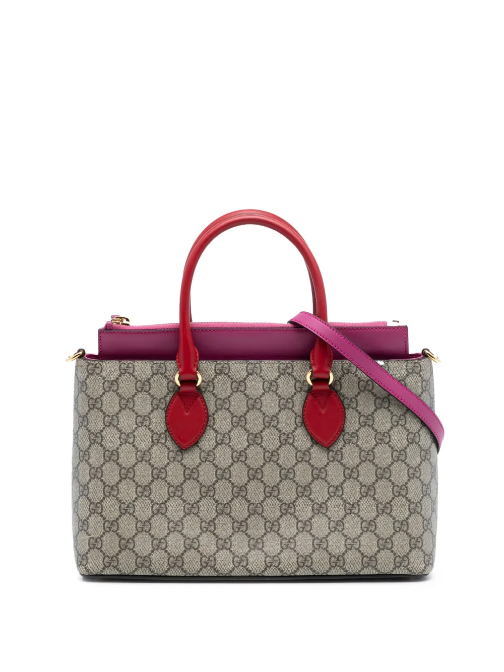 Gucci Pre-Owned 2016-2025 GG Supreme Linea A satchel - Marrone