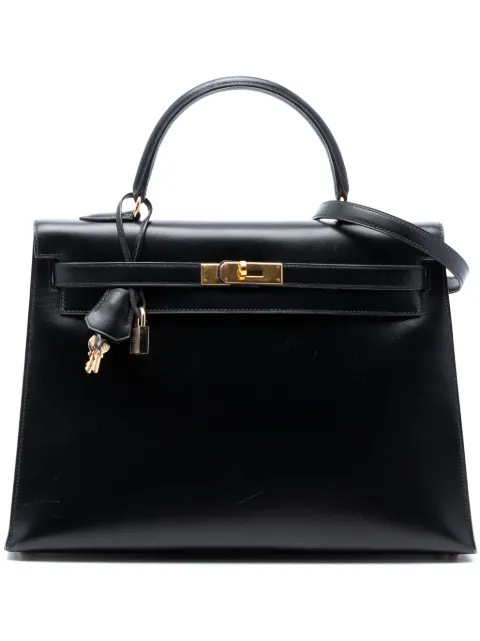 Hermès Pre-Owned 1996 Box Calf Kelly Sellier 35 satchel