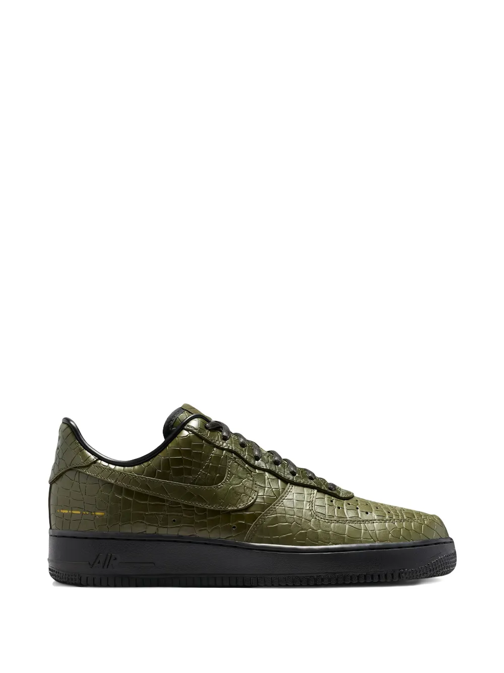 Nike Air Force 1 Low croc sneakers Groen