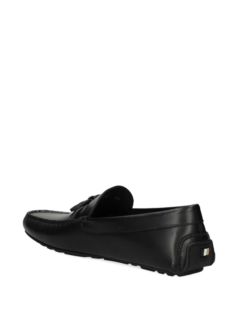 BOSS Bootschoenen met strikdetail Zwart