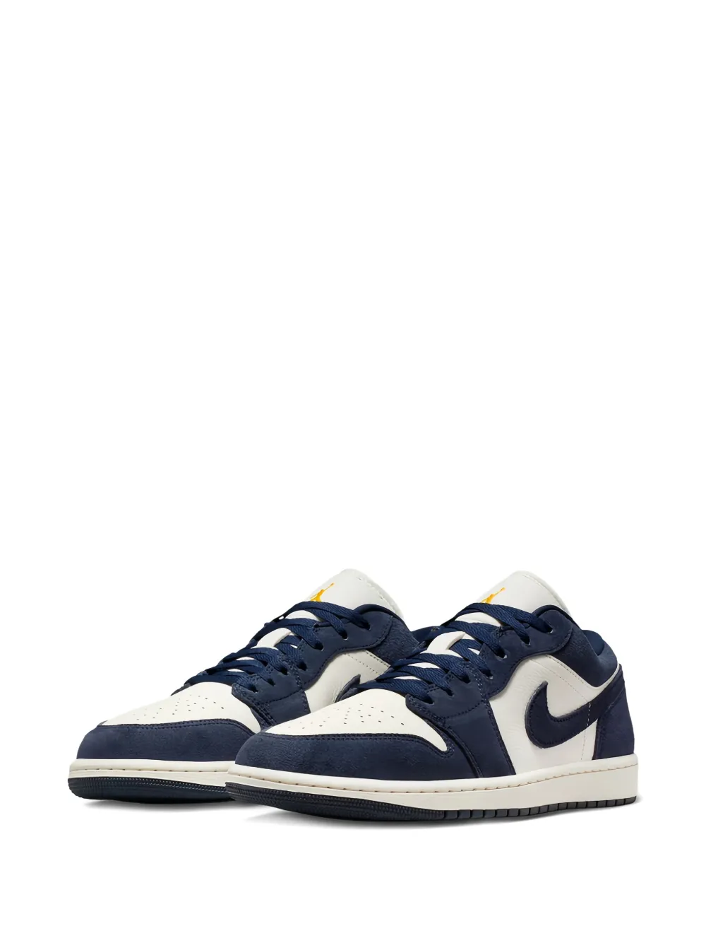 Jordan 1 suède low-top sneakers Blauw