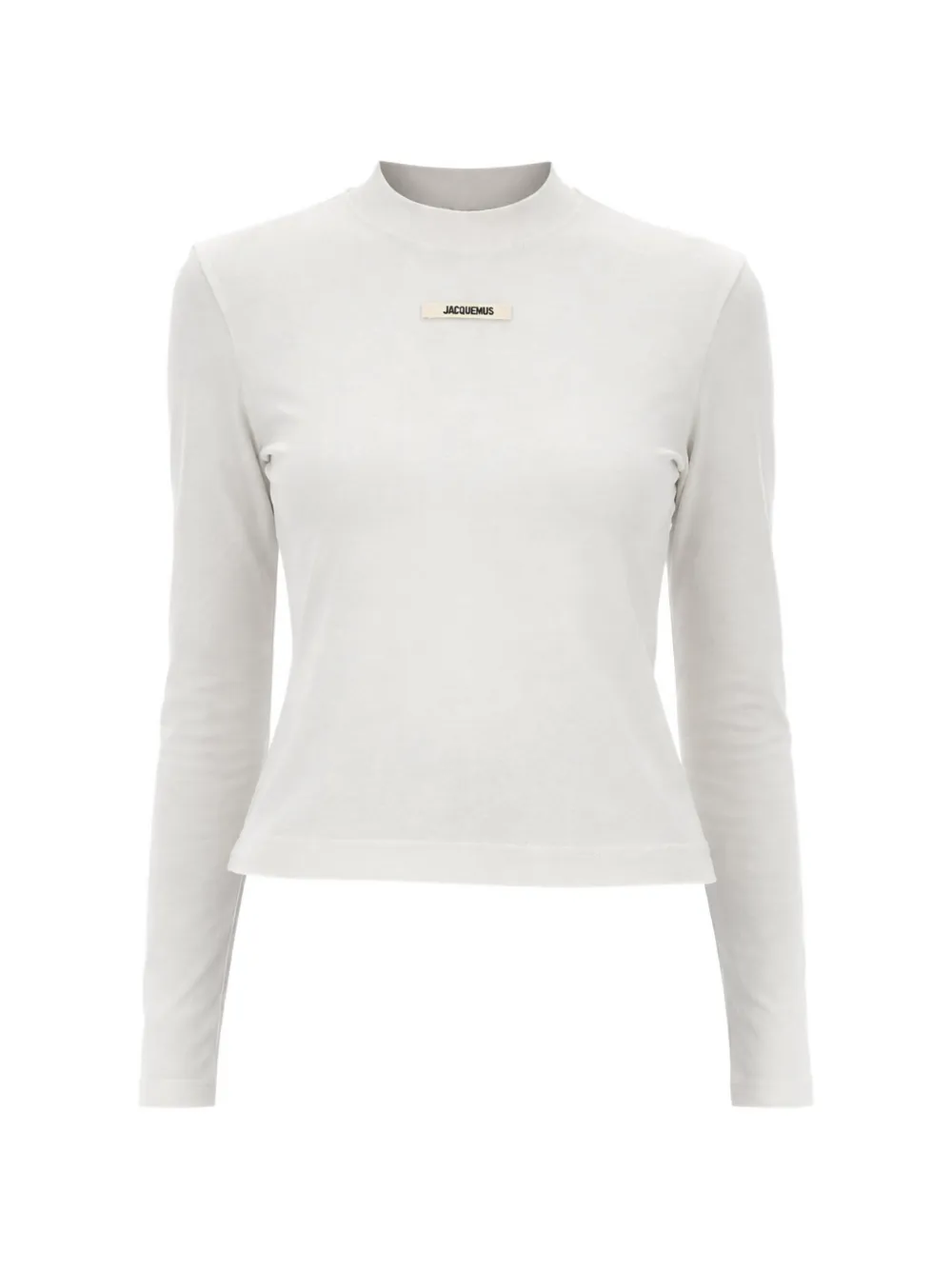 Jacquemus mock-neck long-sleeve top - Bianco