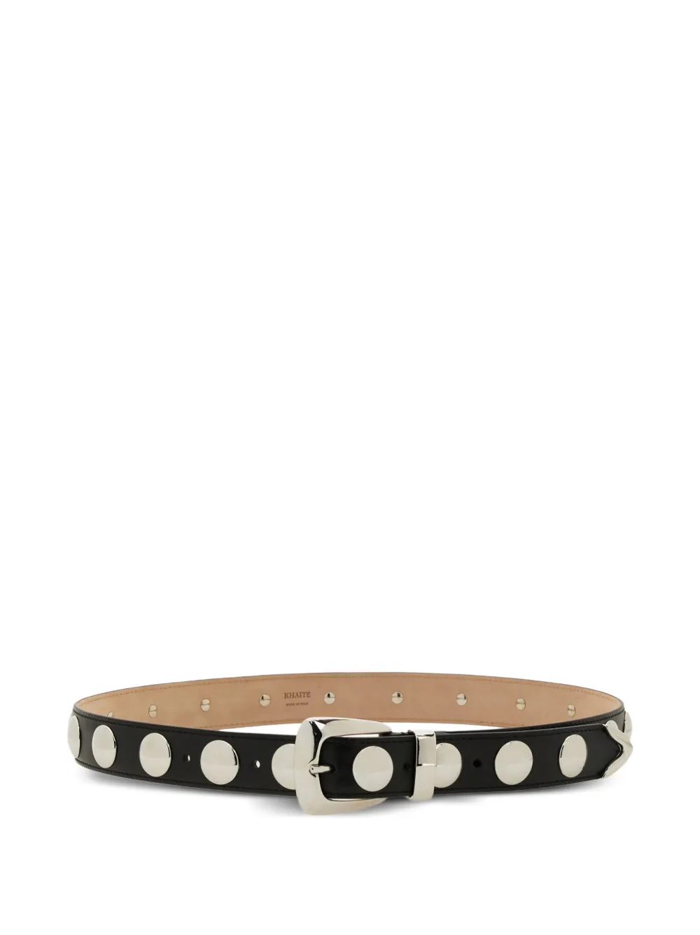 KHAITE Benny studded belt - Nero