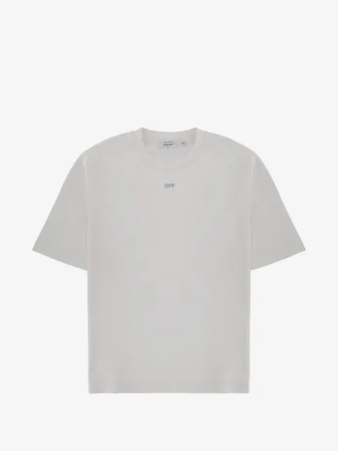 Off-White T-Shirt mit Logo