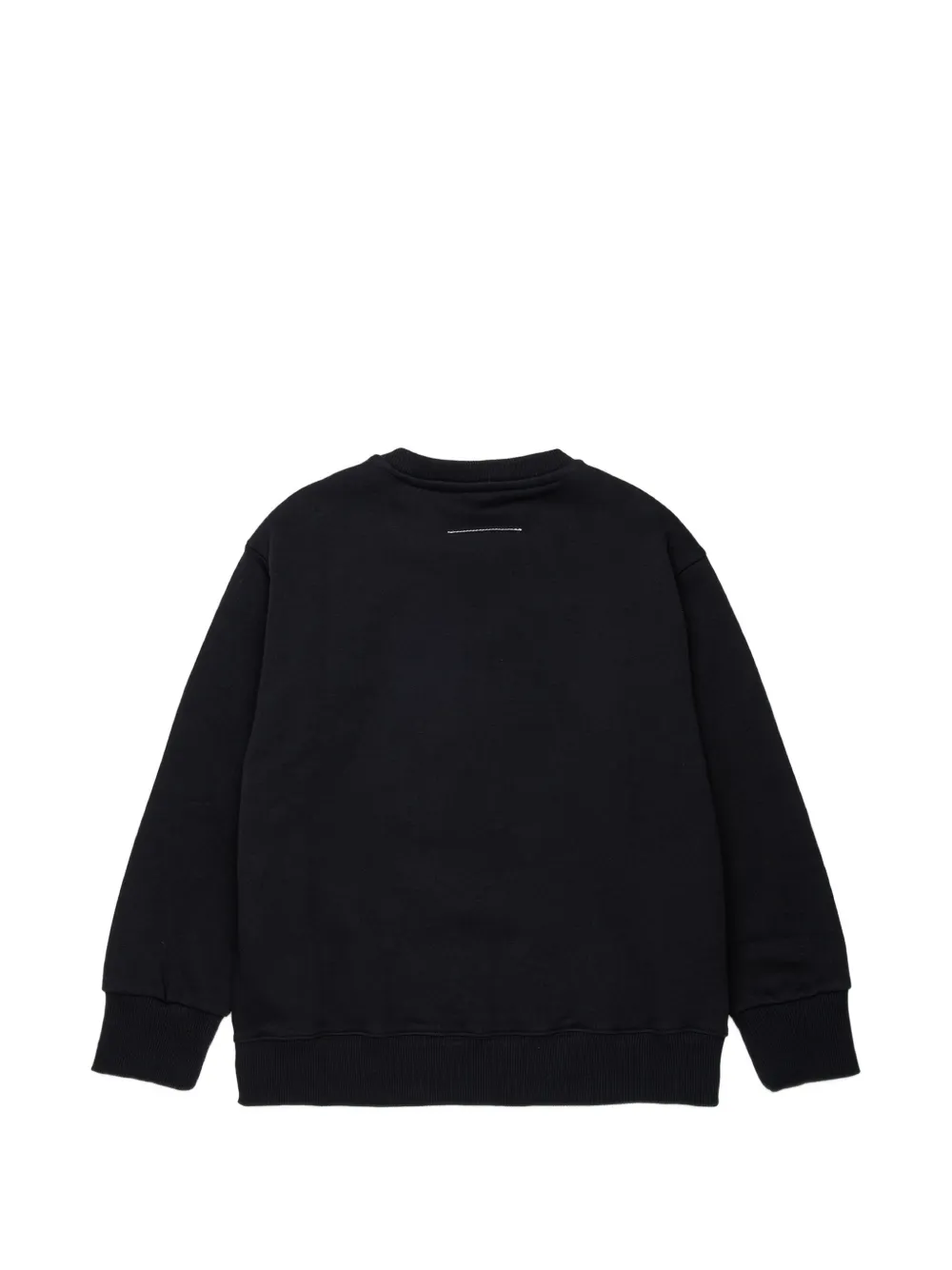 MM6 Maison Margiela Kids Katoenen sweater met logopatch Zwart