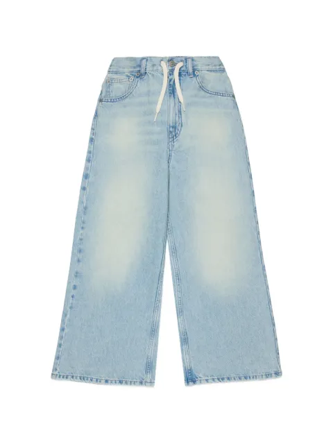 MM6 Maison Margiela Kids jean à effet usé