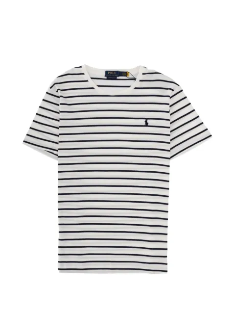 Polo Ralph Lauren ストライプ ロゴTシャツ