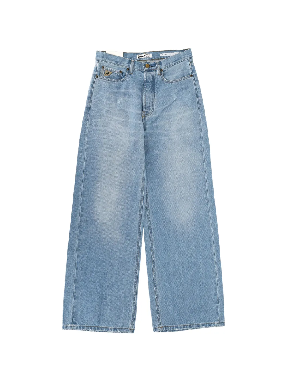 Iois whiskering-effect jeans - Blu