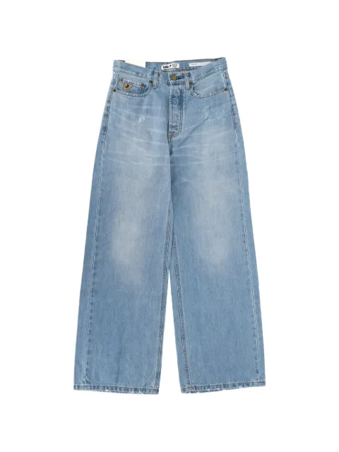 Iois whiskering-effect jeans