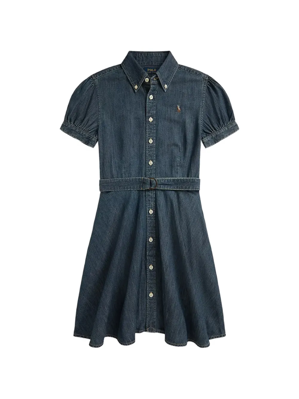 POLO RALPH LAUREN KIDS belted dress - Blu