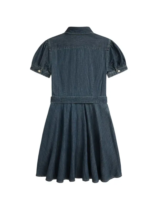 POLO RALPH LAUREN KIDS Belted Dress | Blue | FARFETCH POLO RALPH LAUREN KIDS Belted Dress | Blue | FARFETCH