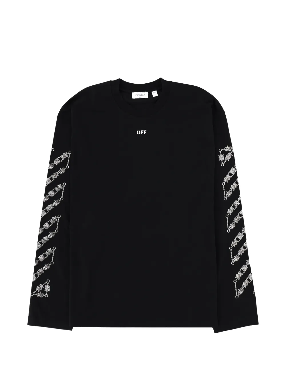 Off-White long-sleeve graphic T-shirt - Nero