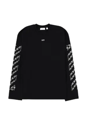 VETEMENTS Biker Cross long-sleeve T-shirt | Black | FARFETCH