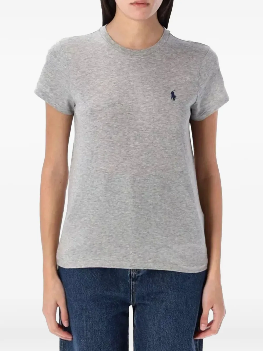 Polo Ralph Lauren T-shirt met geborduurd logo Grijs