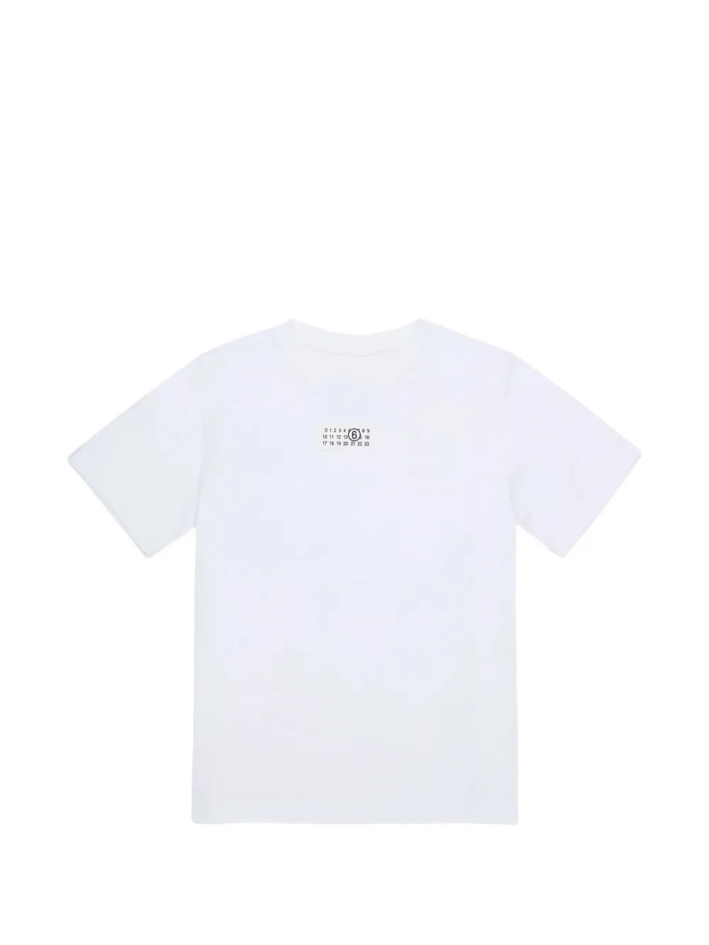 MM6 Maison Margiela Kids logo T-shirt - Bianco