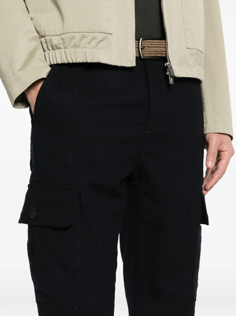 Incotex Cargo broek Blauw