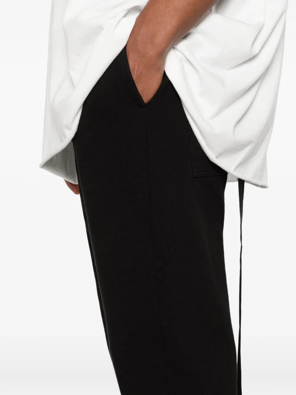 Rick Owens DRKSHDW Trainingsbroek met trekkoord Zwart