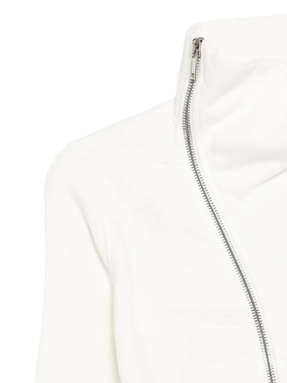  Rick Owens Drkshdw Mountain Asymmetric Sweatshirt - White 