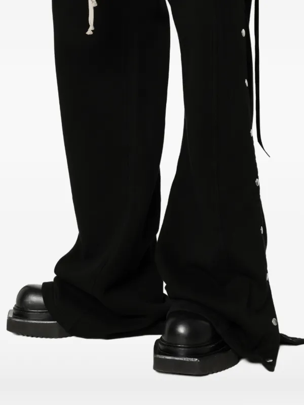 Rick Owens DRKSHDW ドローストリング ワイドパンツ | ブラック