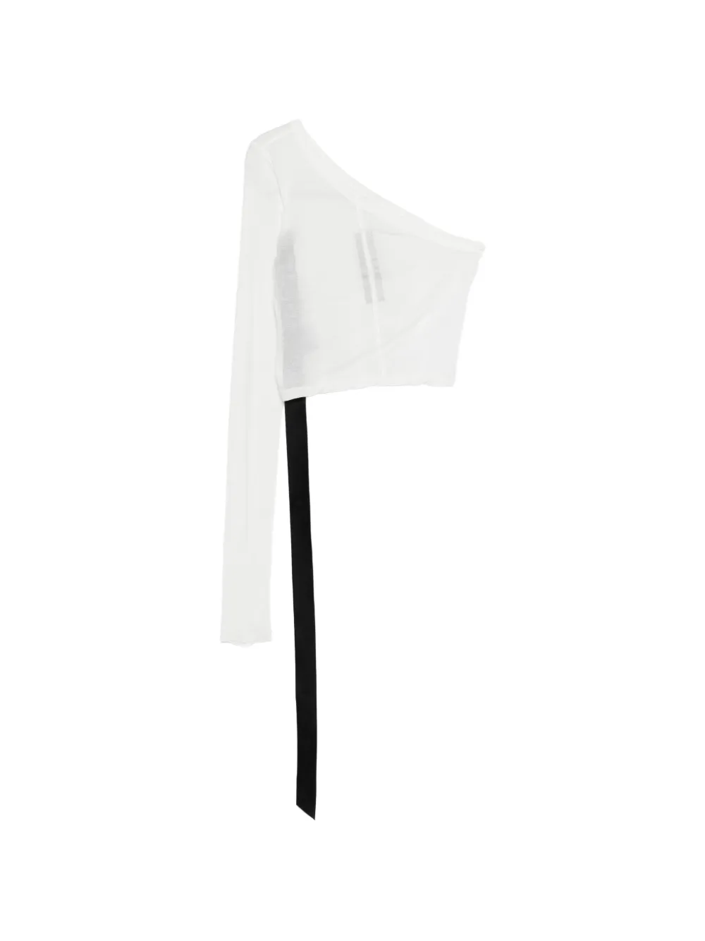 Rick Owens DRKSHDW Asymmetrische top Wit