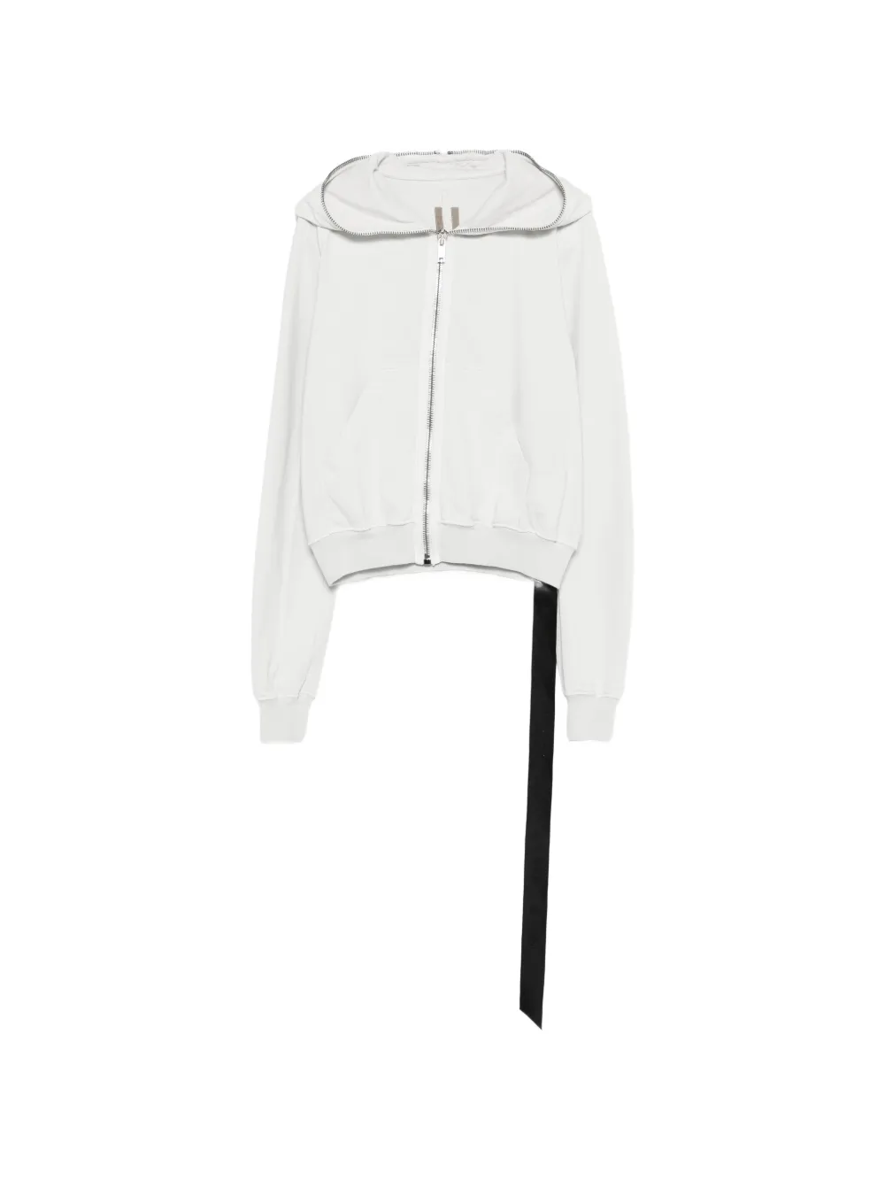 Rick Owens DRKSHDW zipped hoodie - Bianco