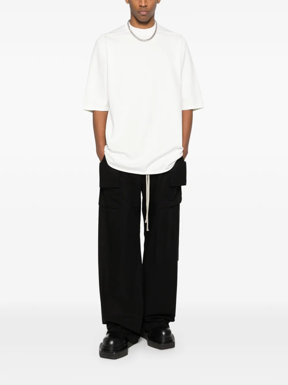 Rick Owens DRKSHDW Broek met trekkoord Zwart