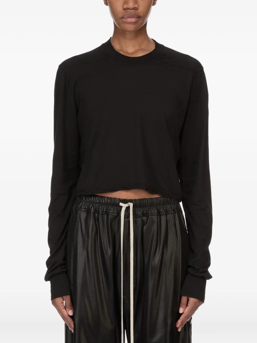 Rick Owens DRKSHDW T-shirt met lange mouwen Zwart