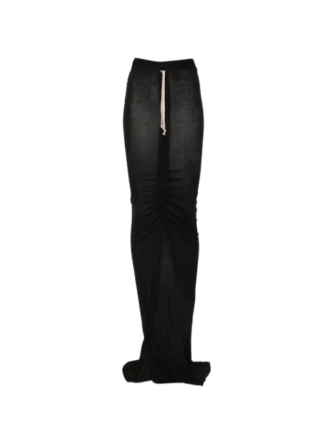 Rick Owens DRKSHDW Edfu drawstring slit skirt