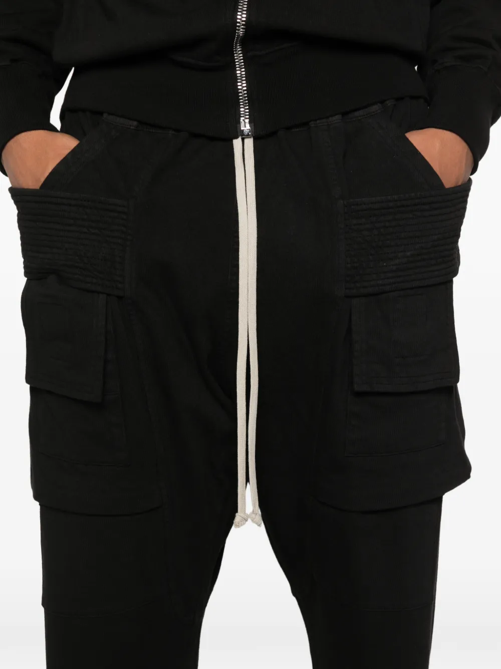 Rick Owens DRKSHDW Broek met trekkoord Zwart