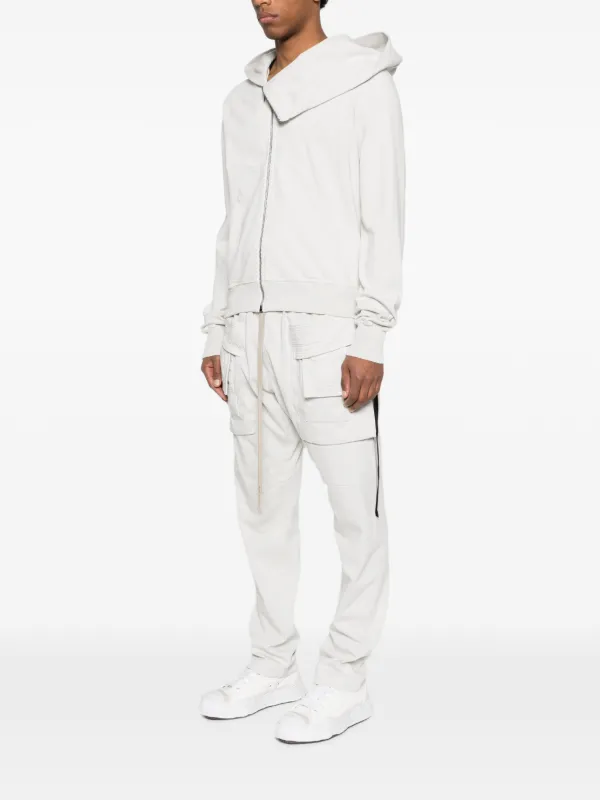Rick Owens DRKSHDW Mountain Hoodie | White | FARFETCH