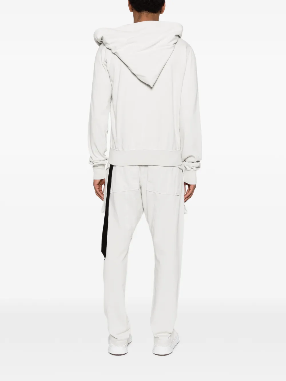 Rick Owens DRKSHDW Hoodie met lange mouwen Wit