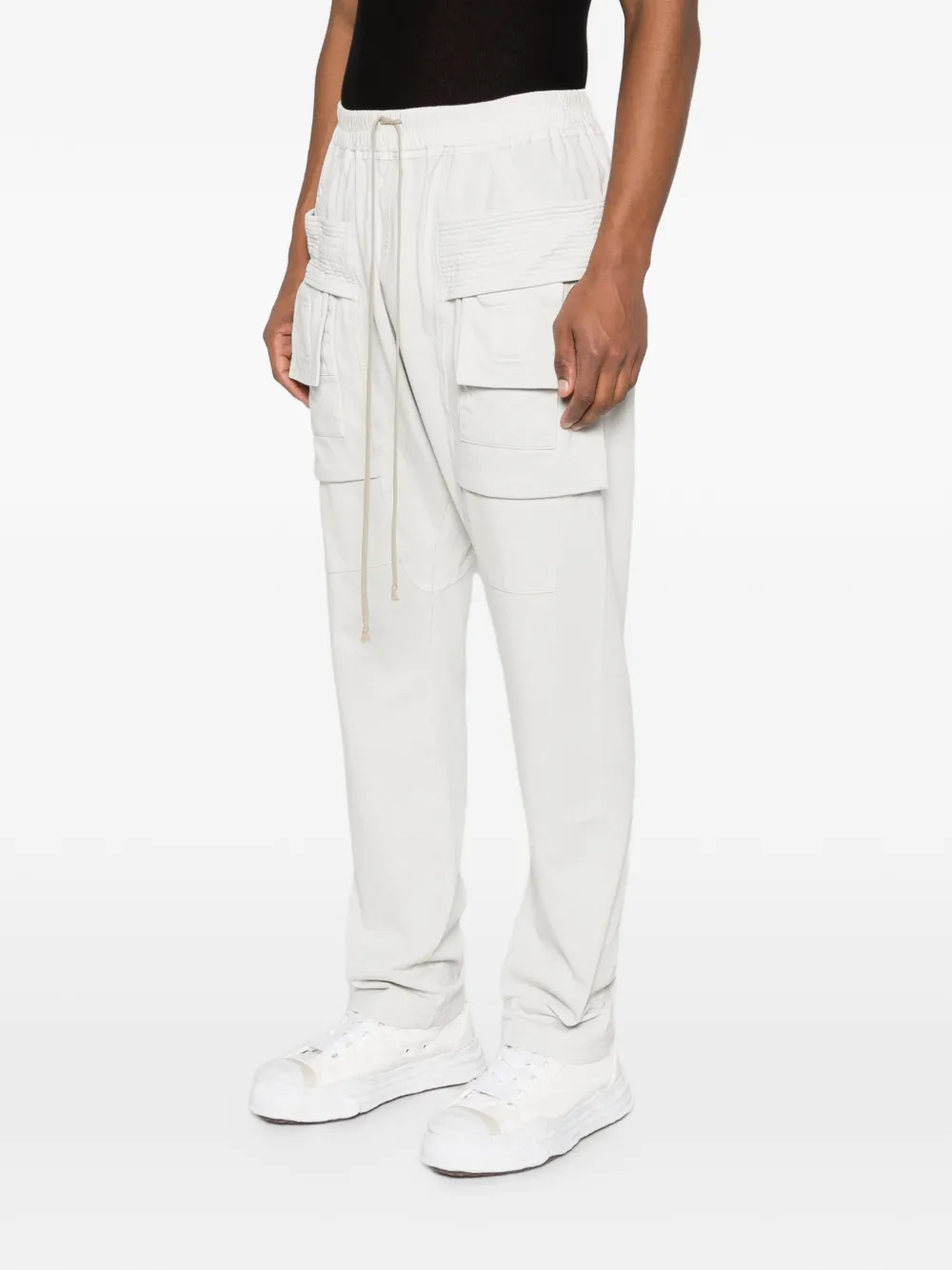 Rick Owens DRKSHDW Broek met trekkoord Wit